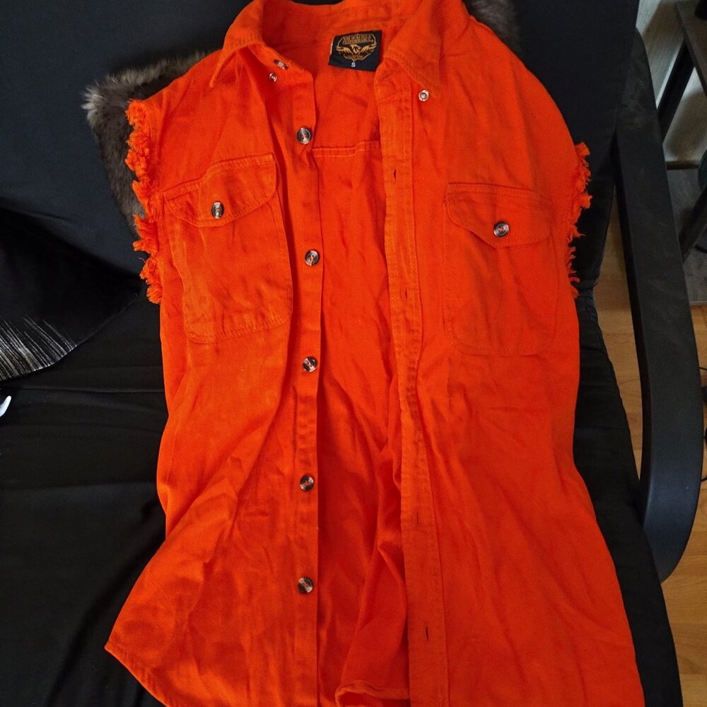 Orange Milwaukee vest